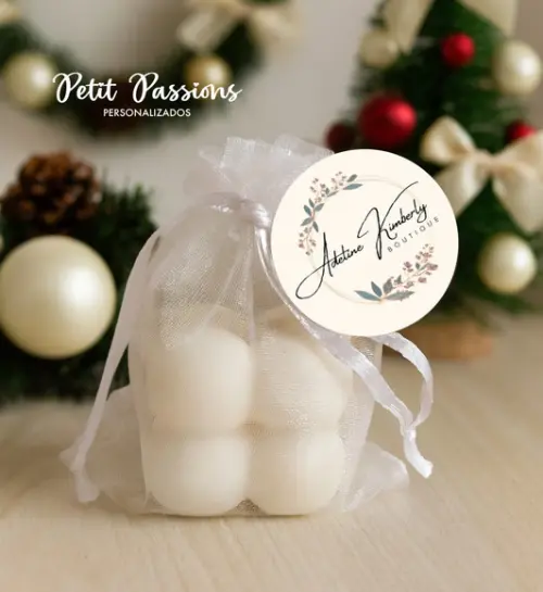 Vela Aromática Mini Bubble Personalizada