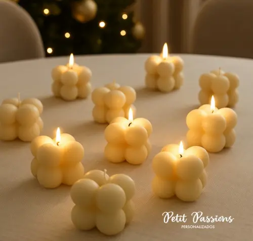 Vela Aromática Mini Bubble Personalizada