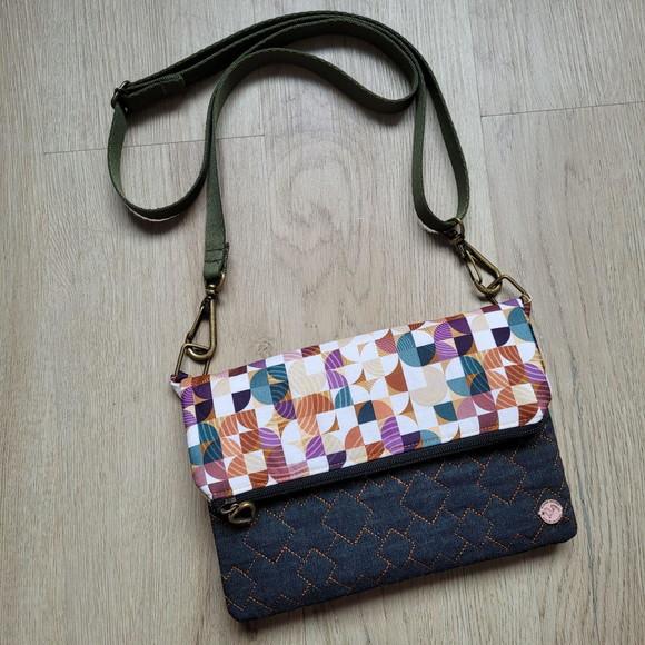 Bolsa Casual Transversal Bolso Duplo