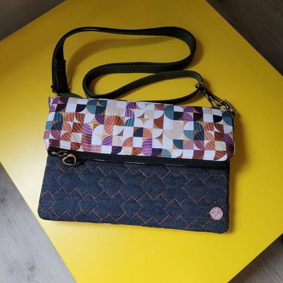Bolsa Casual Transversal Bolso Duplo