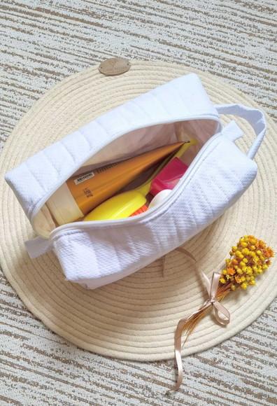 Necessaire Personalizada em Tecido Piquet