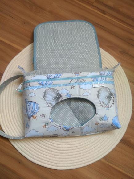 Necessaire Porta Fraldas e Lenço Umedecido