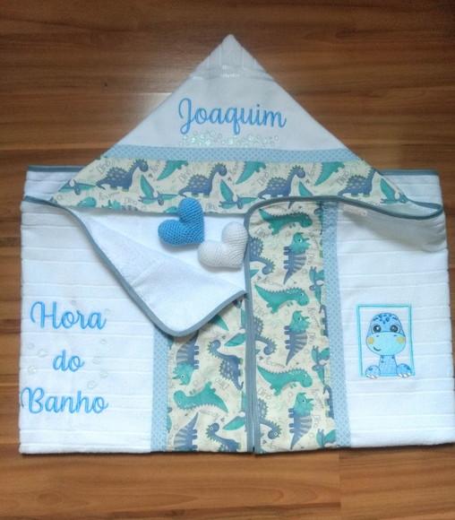 Toalha de Banho Bebe e Infantil com Capuz