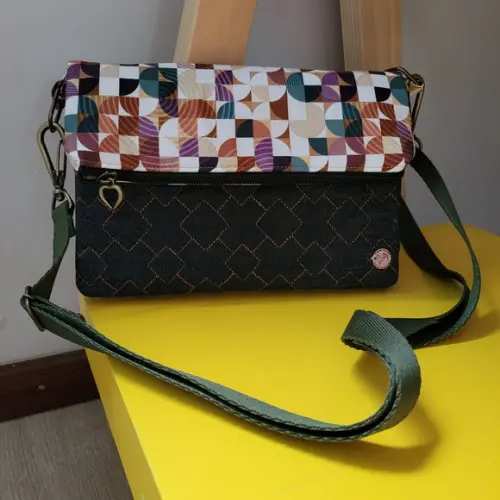 Bolsa Casual Transversal Bolso Duplo