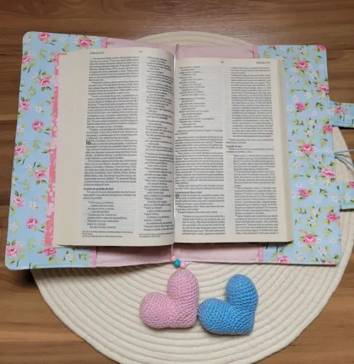 Capa para Livro e Biblia com Alça