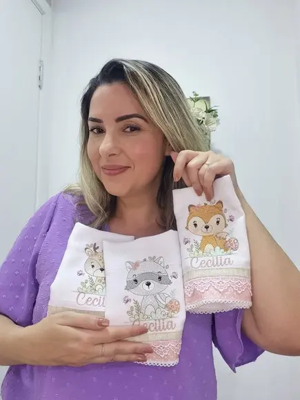 Fralda de Boca 3 Peças
