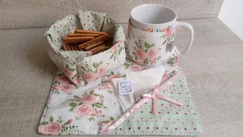 Kit Café da Manhã - Mug Rug