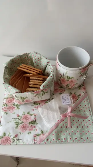Kit Café da Manhã - Mug Rug