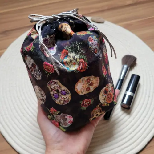 Necessaire Cestinha em Tecido