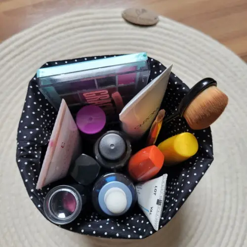 Necessaire Cestinha em Tecido