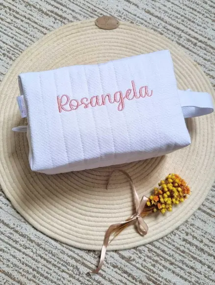 Necessaire Personalizada em Tecido Piquet