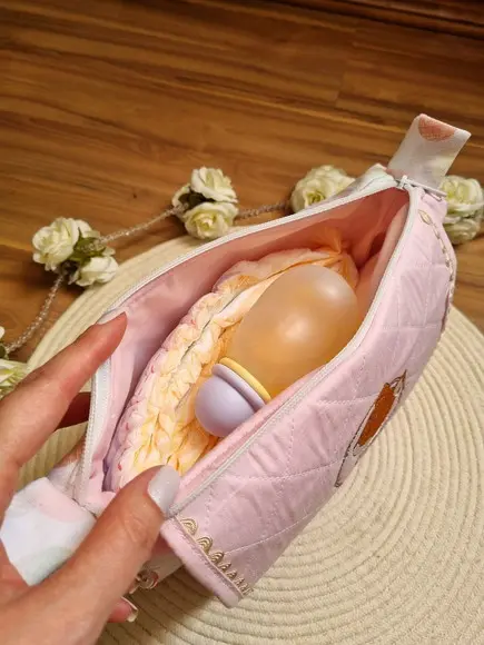 Necessaire Porta Fraldas e Lenço Umedecido