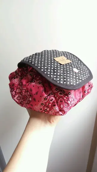 Necessaire Redonda em Tecido Modelo Chinesinha