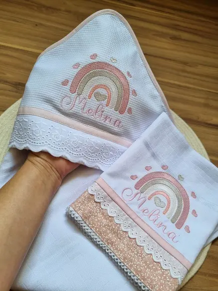 Toalha de Banho Fralda personalizada luxo