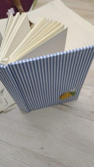 Caderno Bordado Limão Siciliano 10x15 A6