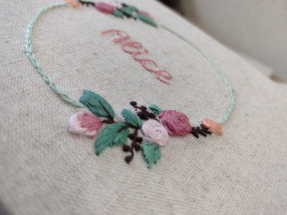 Caixa e Mini Álbum Flores Bordadas