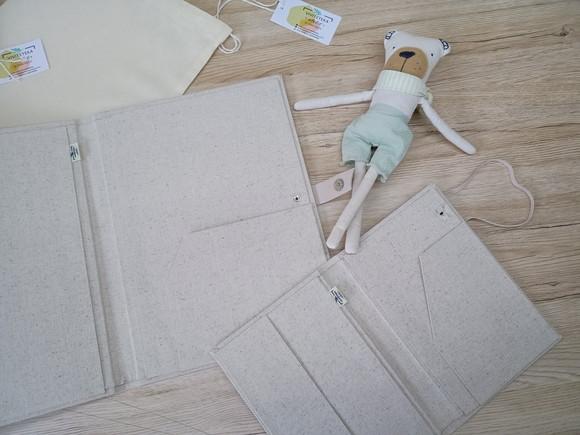 Kit Porta Certidão de Nascimento e Vacina Urso
