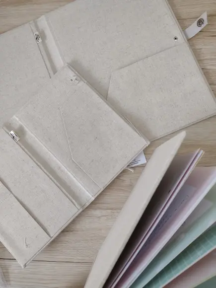 Kit Lv do Bebê,pasta Certidão,porta Cadern. Va Bordado a Mão