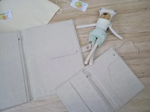 Kit Porta Certidão de Nascimento e Vacina Urso