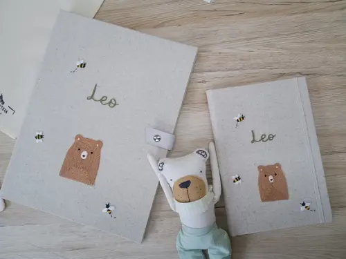 Kit Porta Certidão de Nascimento e Vacina Urso