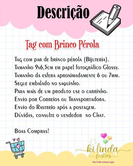 50 Tag com Brinco Lembrancinha Outubro Rosa