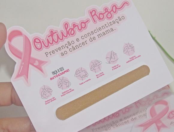 75 Mini Lixa Outubro Rosa