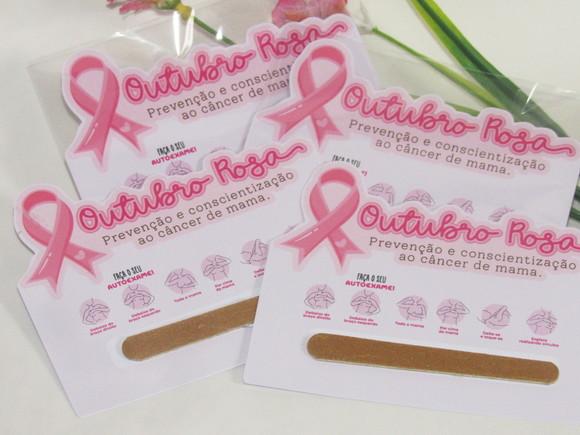 75 Mini Lixa Outubro Rosa