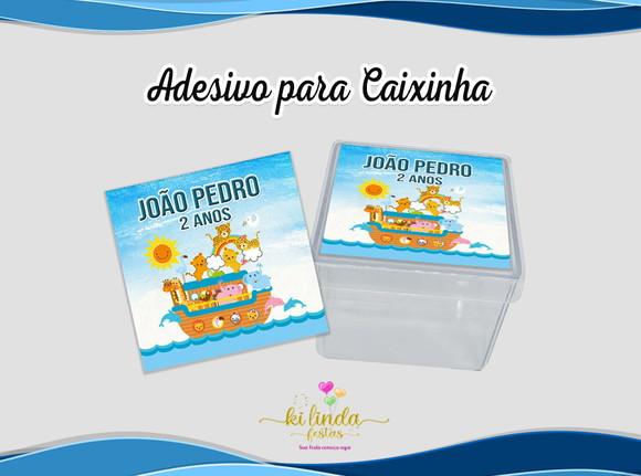 Adesivo para Caixinha Acrílica Arca de Noé