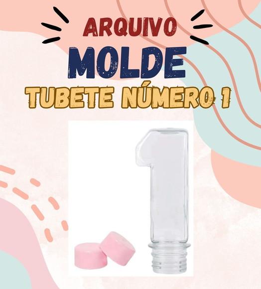 Arquivo Digital Tubete Número 1 Studio e pdf Brinde Tube N 2