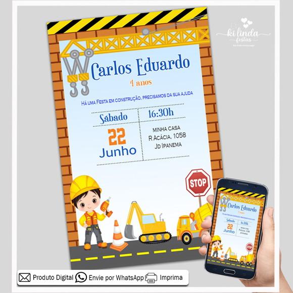 Convite Digital Construção