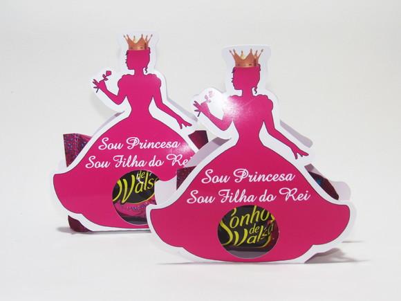 Decoração de Mesa Porta Bombom Princesa