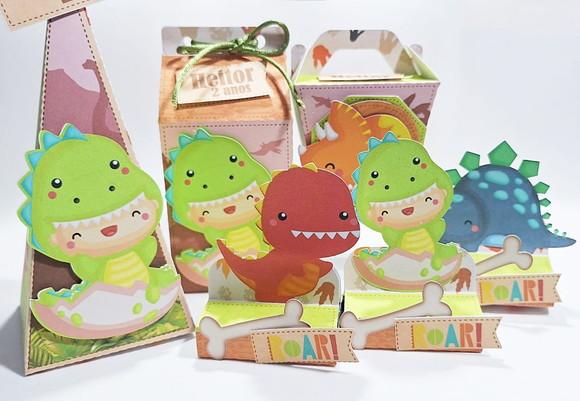 Kit Festa Dino Baby 40 Peças