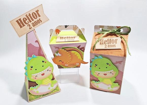 Kit Festa Dino Baby Personalizado 45 Peças
