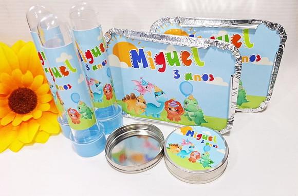 Kit Festa Dinossauro Cute Personalizado