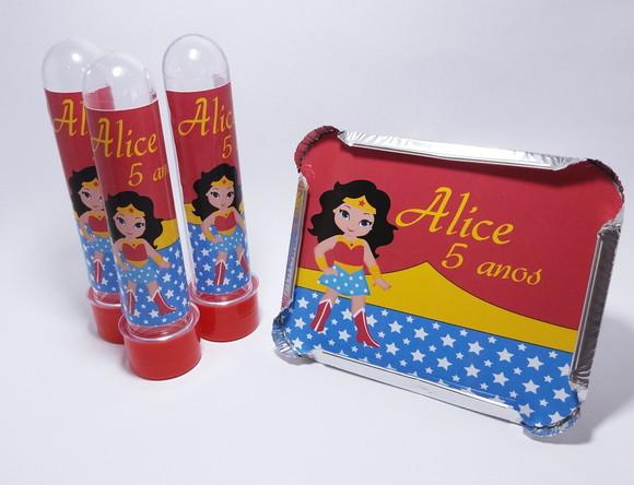 Kit Festa Mulher Maravilha Personalizado