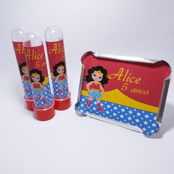 Kit Festa Mulher Maravilha Personalizado