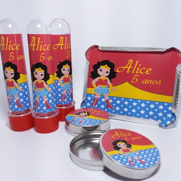 Kit Festa Mulher Maravilha Personalizado