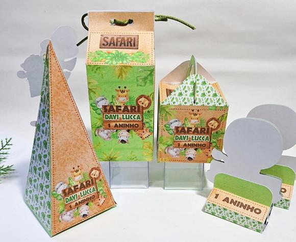 Kit Festa Safari Baby 40 Itens