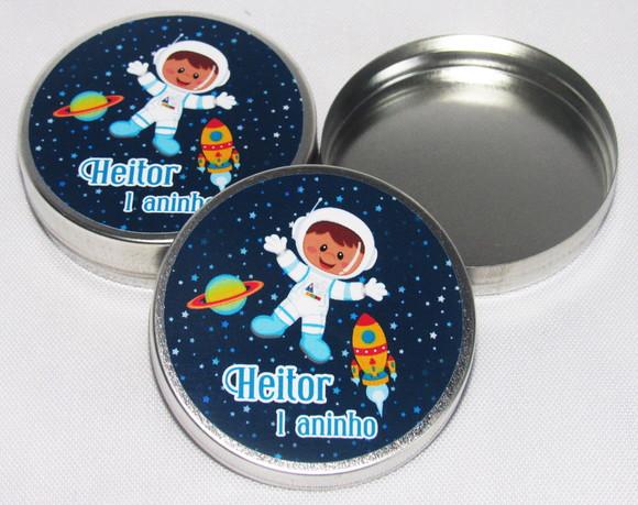 Latinha Personalizada Astronauta