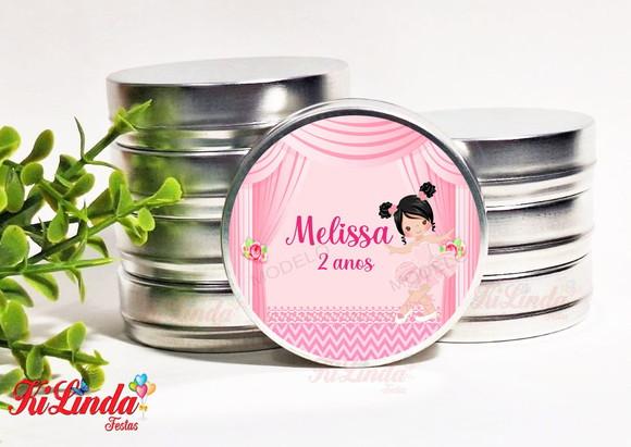 Latinha Personalizada Bailarinha