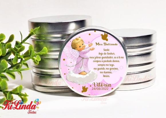 Latinha Personalizada para Lembrancinha Batizado