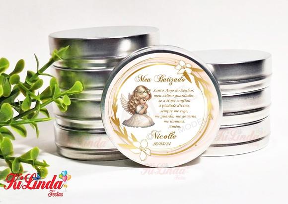 Latinha Personalizada para Lembrancinha de Batizado