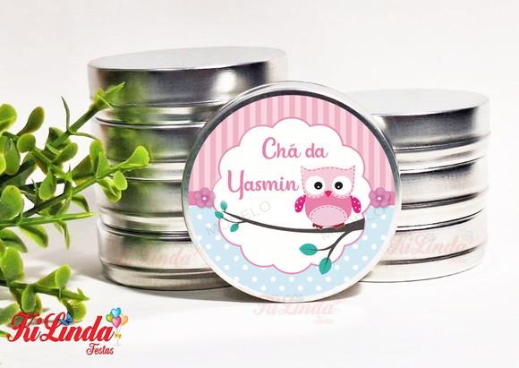 Latinha Personalizada para Lembrancinha de Chá de Bebê