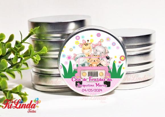 Latinha Safari Rosa