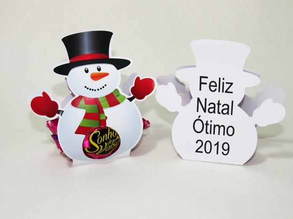 Lembrancinha de Natal Boneco de Neve