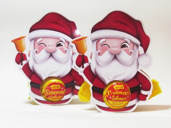 Lembrancinha de Natal Porta Bombom Papai Noel
