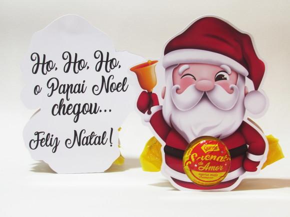 Lembrancinha de Natal Porta Bombom Papai Noel