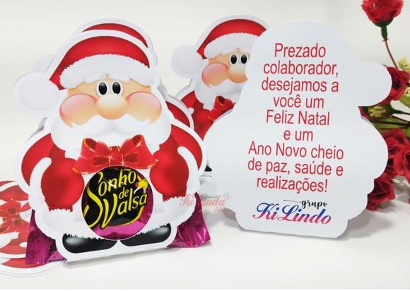 Lembrancinha de Natal Porta Bombom Papai Noel Natal