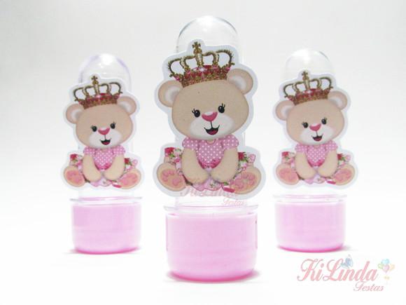 Mini Tubete 3d Ursinha Princesa