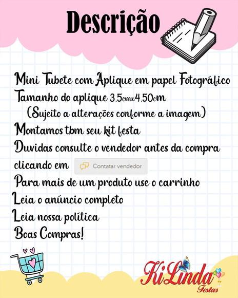 Mini Tubete 3d Ursinha Princesa
